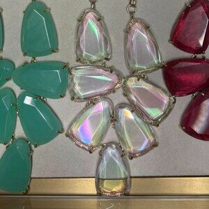Kendra Scott Clear Iridescent Harlow